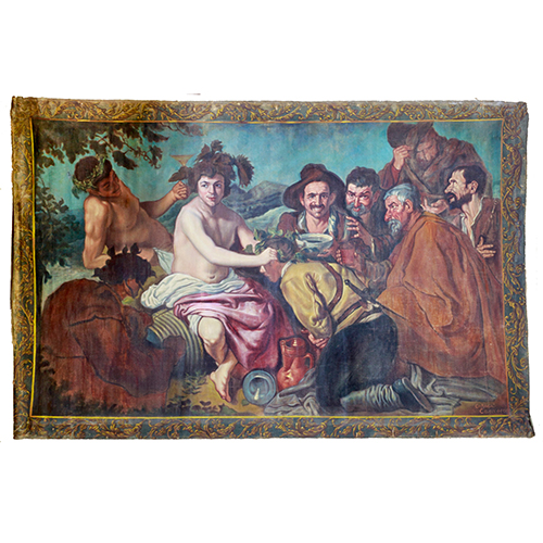 Sub.:20 - Lote: 1342 -  Reinterpretaci�n de los Borrachos de Vel�zquez