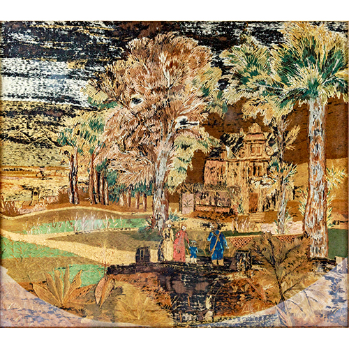 Sub.:20 - Lote: 1299 -  Paisaje con figuras