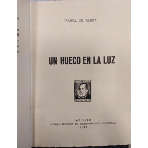 Sub.:21 - Lote: 2036 -  Un hueco en la luz