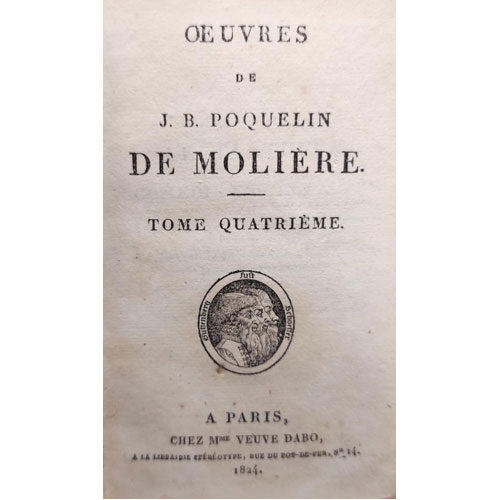 Sub.:21 - Lote: 2088 -  Oeuvres de J.B. Poquelin Moliere