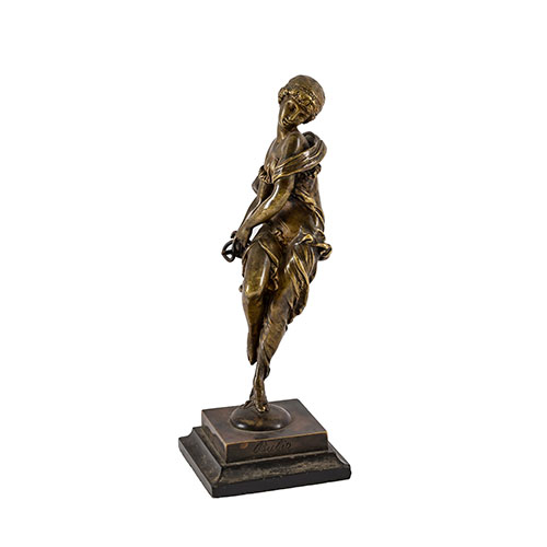 Sub.:21 - Lote: 159 - JEAN BULIO (1827-1911) Figura femenina