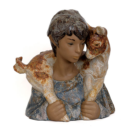 Sub.:21 - Lote: 1291 -  Pastor con cordero