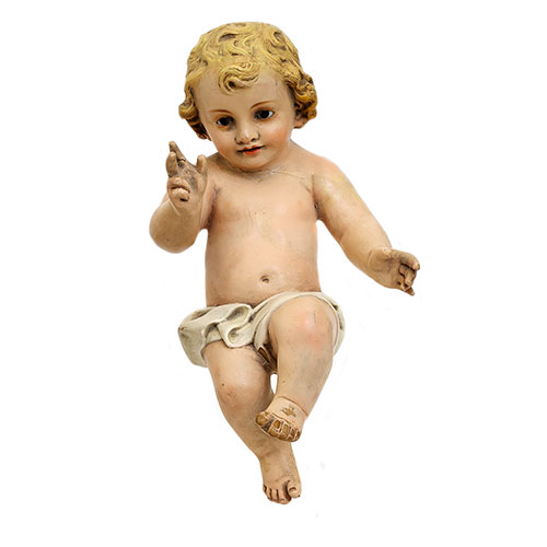 Sub.:21 - Lote: 319 -  Ni�o Jes�s de Olot realizado en estuco. 