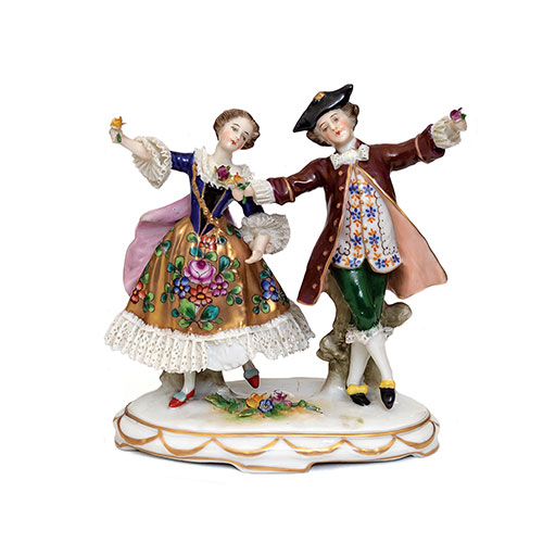 Sub.:21 - Lote: 1342 -  Pareja bailando.