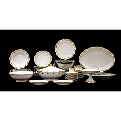 Sub.:21 - Lote: 1459 -  Vajilla de Limoges Frank Haviland para Ces�reo Campos Zaragoza 