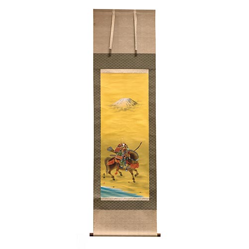 Sub.:22 - Lote: 106 -  Samurai Yoshiie a caballo