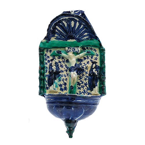 Sub.:22 - Lote: 204 -  Calvario en ceramica