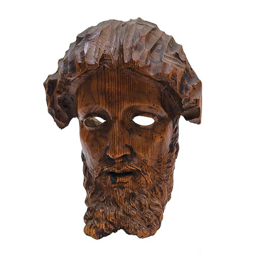 Sub.:22 - Lote: 1406 - ESCUELA ESPA�OLA S. XVII Faz en madera natural tallada.