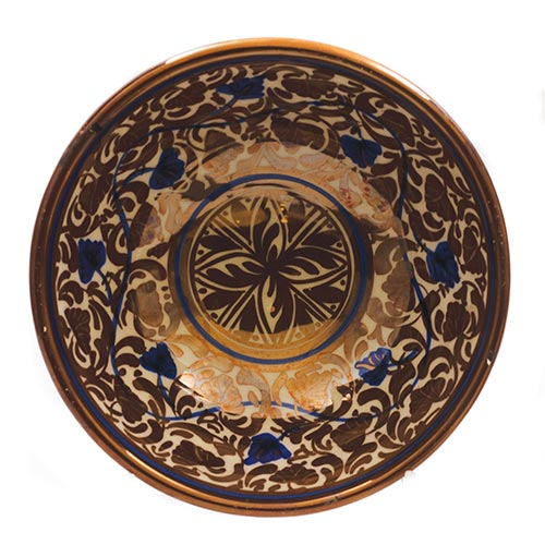 Sub.:22 - Lote: 1366 -  Cuenco en cer�mica de Manises. Con sello de Gimeno R�os.