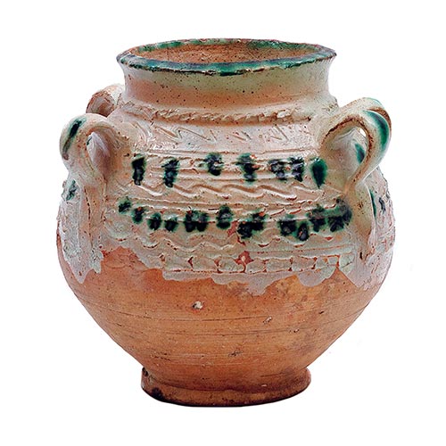 Sub.:22 - Lote: 325 -  Orza en cer�mica de Teruel. S. XIX.