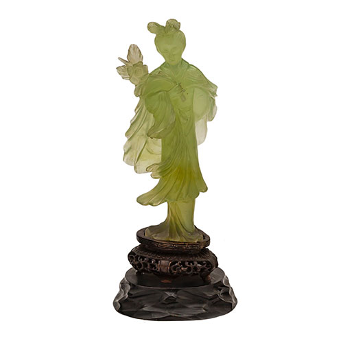 Sub.:24 - Lote: 1336 -  Geisha con flor