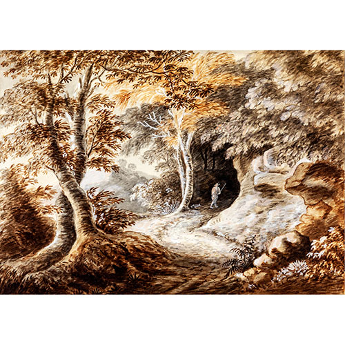 Sub.:24 - Lote: 108 - ANTHONY THOMAS DEVIS (Inglaterra, 1729 - 1817) Paseo rural