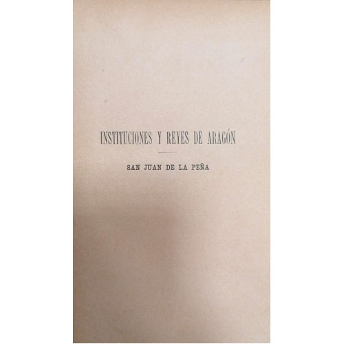 Sub.:24 - Lote: 2086 -  V�ctor Balaguer. Instituciones y Reyes de Arag�n. 
