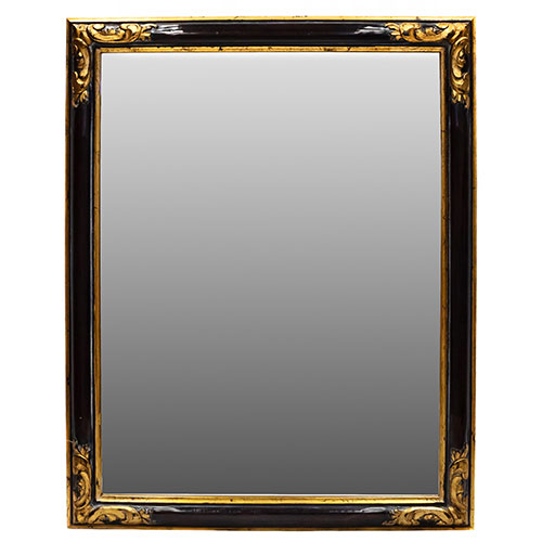 Sub.:24 - Lote: 1270 -  Espejo en madera con cantoneras talladas y doradas. 