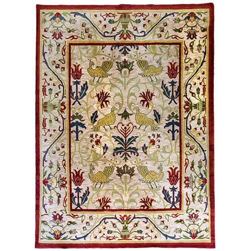 Sub.:24 - Lote: 176 -  Alfombra de nudo espa�ol.