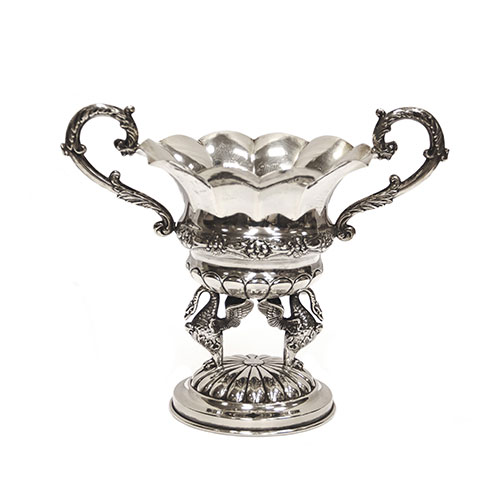 Sub.:24 - Lote: 1394 -  Chofeta en plata punzonada.