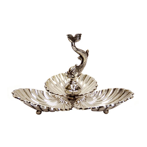 Sub.:24 - Lote: 1396 -  Entremesero en plata punzonada.