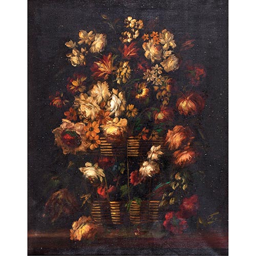 Sub.:26 - Lote: 137 - ESCUELA ESPA�OLA CA. 1900 Flores