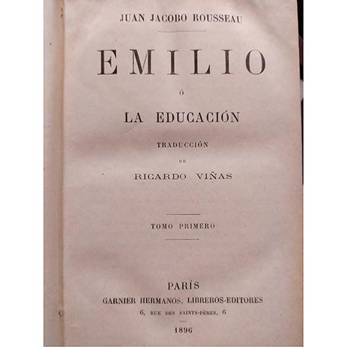 Sub.:26 - Lote: 2043 -  Emilio o la educacin. (2 vol)