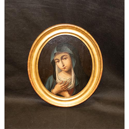 Sub.:26 - Lote: 165 - ESCUELA ESPA�OLA S. XVIII Dolorosa