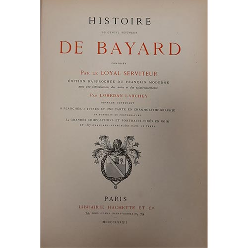 Sub.:26 - Lote: 2037 -  Histoire du gentil seigneur de Bayard.