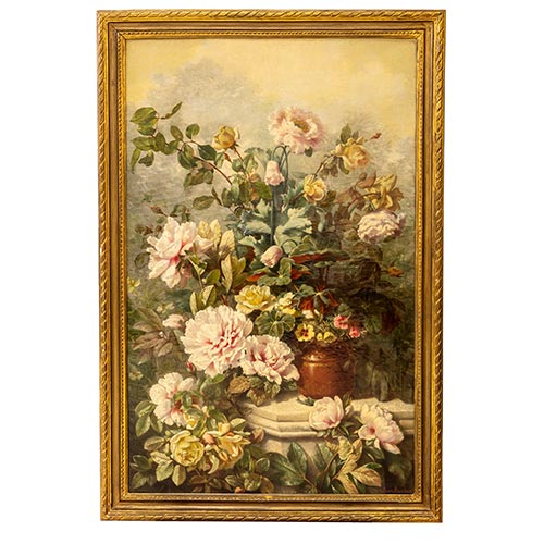 Sub.:26 - Lote: 105 - JOS MIRABENT GATELL (Barcelona, 1831-1899) Bodegn de flores