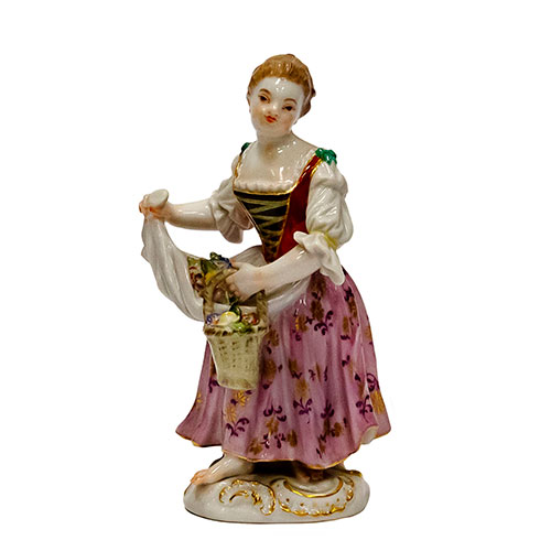 Sub.:27 - Lote: 295 -  Joven con flores