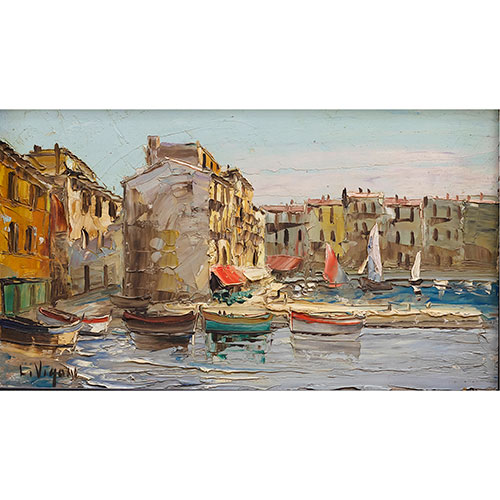 Sub.:28 - Lote: 33 - LOUIS VIGON (1897-1995) Saint Tropez