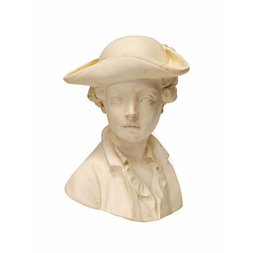 Sub.:28 - Lote: 1340 -  Busto de ni�o en resaina