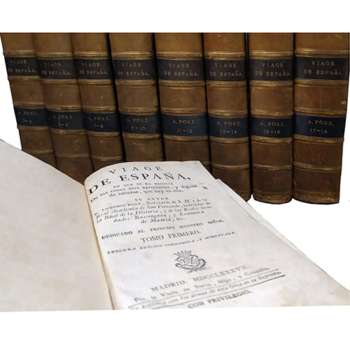 Sub.:29 - Lote: 2002 -  Viage de Espa�a (18 vol.)