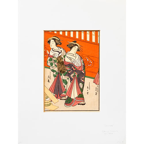 Sub.:29 - Lote: 1194 - KATSUKAWA SHUNSHO (1726-1793) Geishas