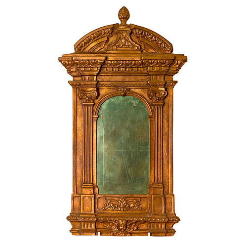 Sub.:29 - Lote: 1316 -  Sacra alfonsina en bronce para portarretratos