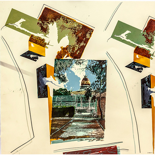 Sub.:3-On - Lote: 245 - JOAQU�N CIGANDA (Pamplona, 1950) Quiosco de la m�sica