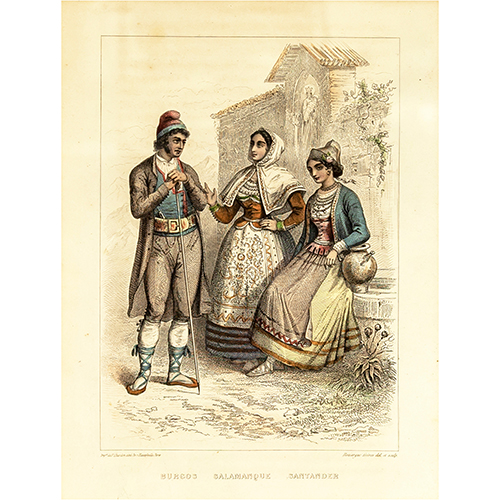 Sub.:3-On - Lote: 271 - ADOLPHE ROUARGUE (Francia, 1810 - 1870) y �MILE ROUARGUE (Francia, 1795 - 1865) Burgos, Salamanca, Santander