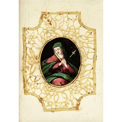 Sub.:3-On - Lote: 260 - ESCUELA ESPA�OLA, S. XVIII Dolorosa