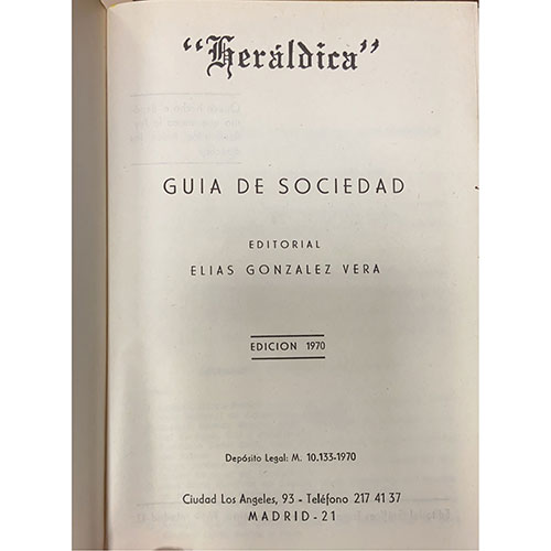 Sub.:3-On - Lote: 2065 -  Sociedad. GONZALEZ VERDA, E., 