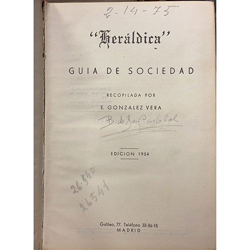 Sub.:3-On - Lote: 2067 -  Sociedad. GONZALEZ VERDA, E., 
