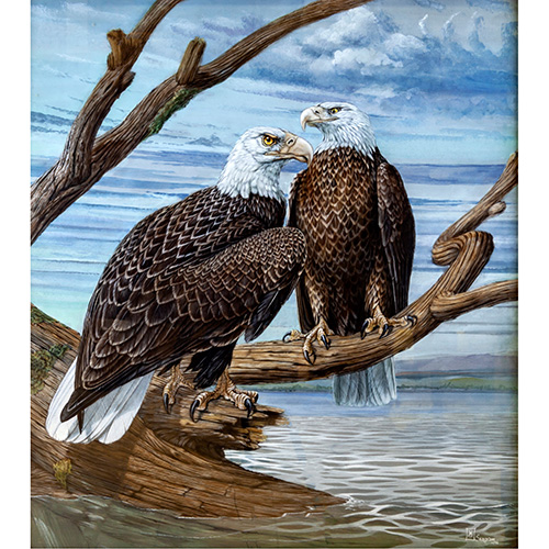 Sub.:3-On - Lote: 258 - MERVYN SEAGROVE (Reino Unido, 1924) �guilas