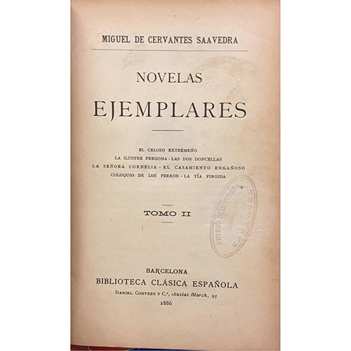 Sub.:3-On - Lote: 2126 -  Literatura. CERVANTES SAAVAEDRA, M., 