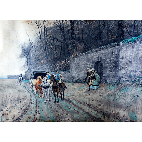 Sub.:3-On - Lote: 276 -  Cogiendo el carruaje