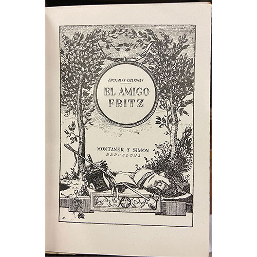 Sub.:3-On - Lote: 2123 -  El amigo Fritz