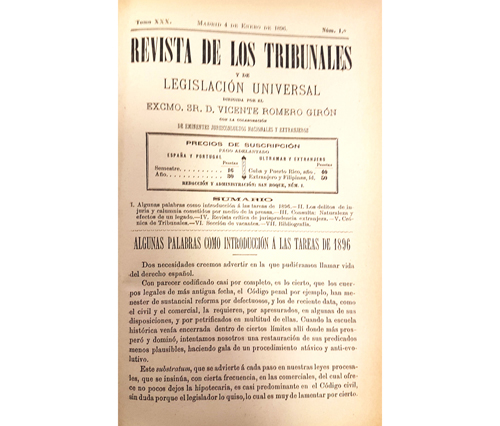 Sub.:3-On - Lote: 2035 -  Revista de los tribunales y de legislacion universal tomo 29, 30 y 31