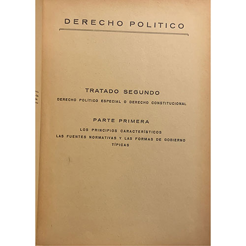 Sub.:3-On - Lote: 2009 -  Derecho constitucional comparado 2� edicion