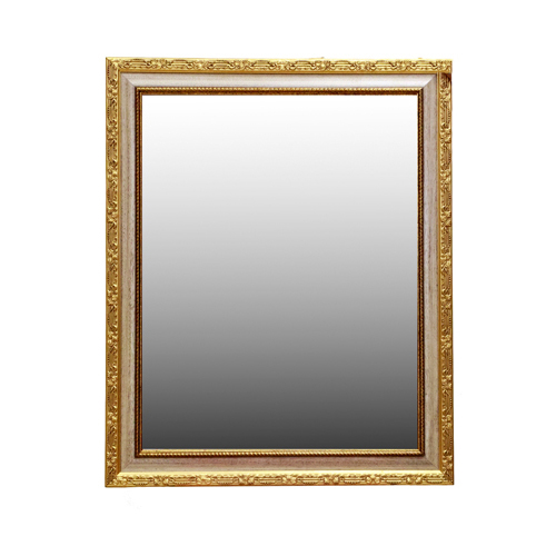 Sub.:3-On - Lote: 161 -  Espejo con marco de estuco dorado, s. XX.