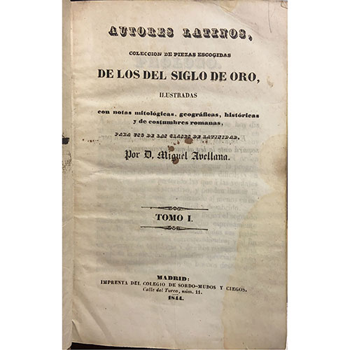 Sub.:3-On - Lote: 2015 -  Literatura. AVELLANA, M., 