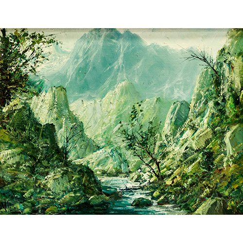 Sub.:3-On - Lote: 292 - ESCUELA ESPA�OLA, S. XX Paisaje