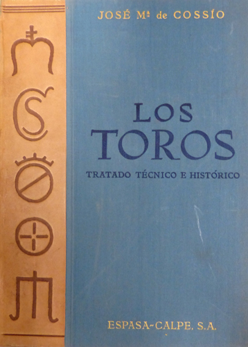 Sub.:3 - Lote: 2020 -  Tauromaquia. COSS�O, Jos� Mar�a. 