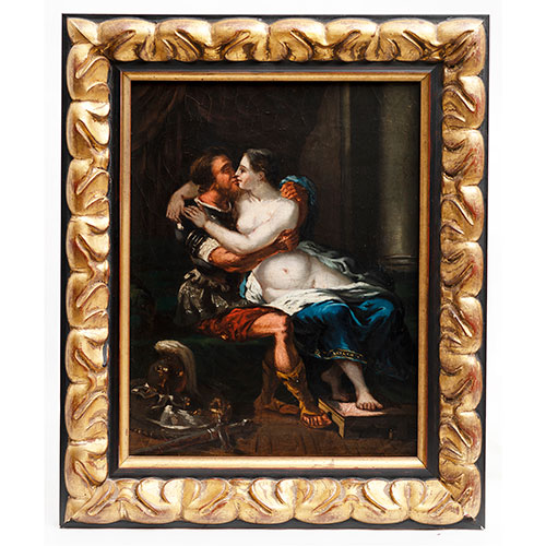 Sub.:30 - Lote: 144 - ESCUELA ESPA�OLA S. XIX-XX Marte y Venus