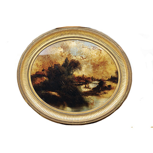 Sub.:30 - Lote: 145 - ESCUELA FRANCESA, S. XIX Paisaje