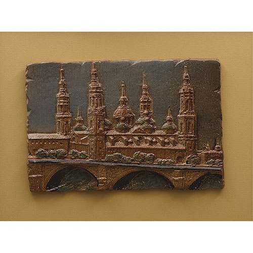 Sub.:30 - Lote: 337 -  Vista del Pilar desde el Puente de Piedra